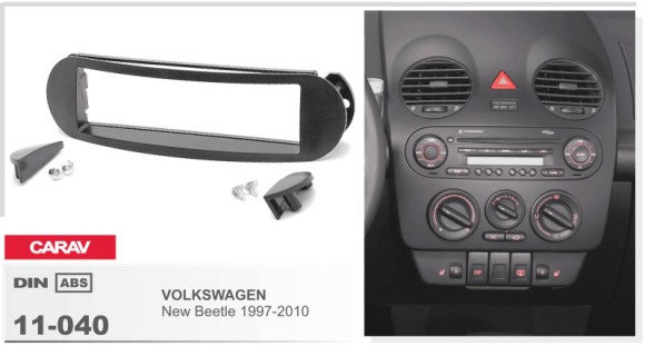 Переходная рамка CARAV 11-040 для Volkswagen Beetle с 1997 по 2010 год