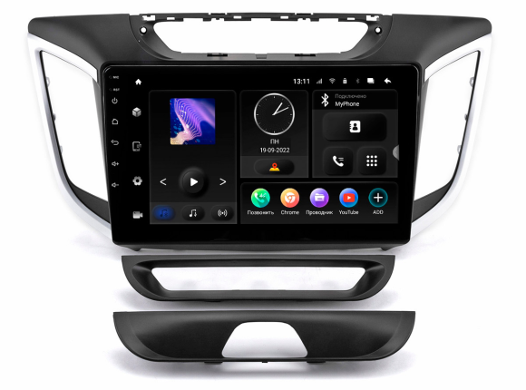 Incar TMX-2410с-6 | 9" магнитола Hyundai Creta 2016-2021 для комплектации автомобиля с камерой заднего вида (Android 10 / 1280х720 / Wi-Fi / 4G(LTE) / BT/ DSP / 6+128Gb)