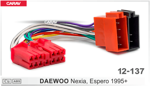 ISO-переходник DAEWOO Nexia, Espero 1995+ (Carav 12-137)