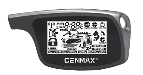 Брелоки автосигнализации CENMAX Vigilant ST-9A DIALOG Брелоки автомобильной сигнализации CENMAX Vigilant ST-9A DIALOG