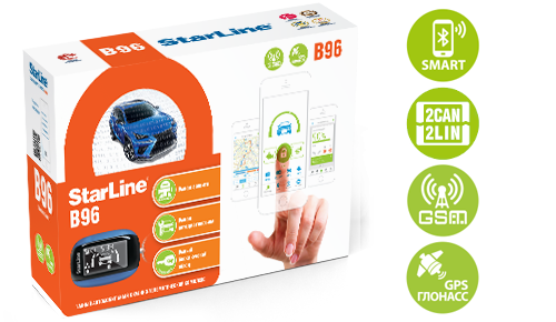 Автосигнализация StarLine B96 BT 2CAN+2LIN GSM-GPS Автосигнализация StarLine B96 BT 2CAN+2LIN GSM-GPS