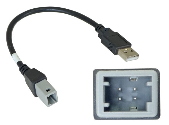 Carav 20-005 | USB-переходник для подключения магнитолы к штатному разъему USB (Toyota 2019+ выборочные модели)