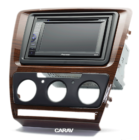 Carav 11-206 | 2DIN переходная рамка SKODA Octavia 2008-2013 (без климат-контроля) Carav 11-206 | 2DIN переходная рамка SKODA Octavia 2008-2013 (без климат-контроля)