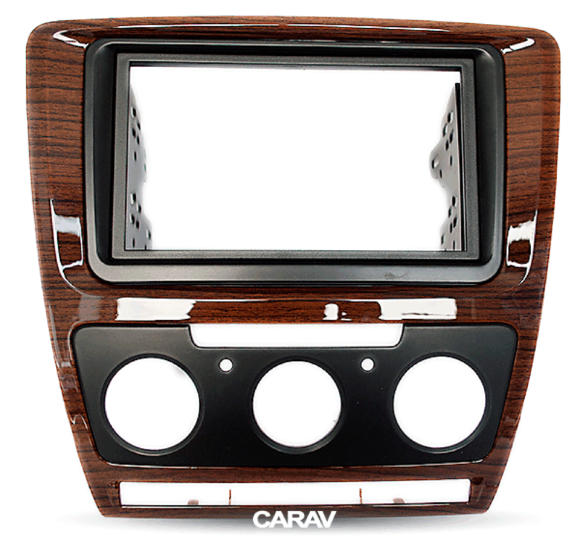 Carav 11-206 | 2DIN переходная рамка SKODA Octavia 2008-2013 (без климат-контроля) Carav 11-206 | 2DIN переходная рамка SKODA Octavia 2008-2013 (без климат-контроля)