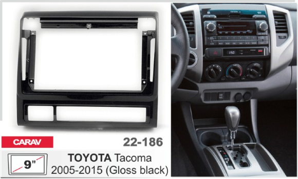 Carav 22-186 | 9" переходная рамка Toyota Tacoma 2005-2015 Carav 22-186 | 9" переходная рамка Toyota Tacoma 2005-2015