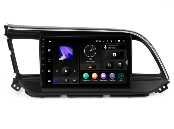 Incar TMX-2420-3 | 9" магнитола Hyundai Elantra 2019-2020 (Android 10 / 1280х720 / Wi-Fi / 4G(LTE) / BT/ DSP / 3+32Gb)