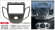 Carav 11-303 | 2DIN переходная рамка FORD Fiesta 2008-2019 (без штатного дисплея)
