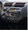 Carav 22-1359 | 9" переходная рамка Honda Civic 2000-2006 (руль слева, без климат-контроля) серебристый глянец