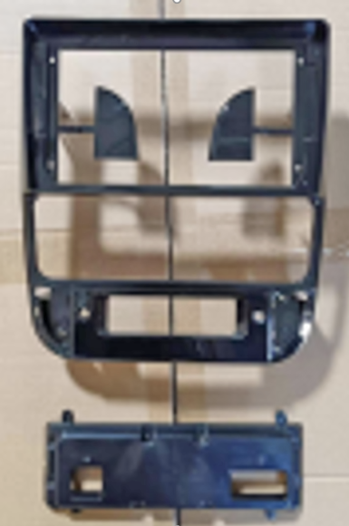 Carav 22-1942 | 9" переходная рамка PEUGEOT (406) 1999-2005 (левый руль / цвет глянцевый черный)