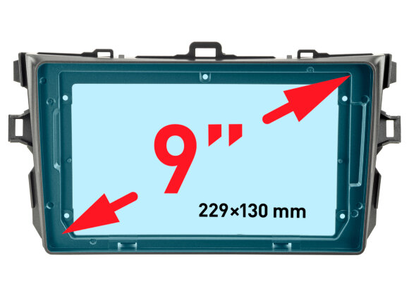 Incar RTY-FC542 | 9" переходная рамка Toyota Corolla 2006-2013 (тип1) Incar RTY-FC542 | 9" переходная рамка Toyota Corolla 2006-2013 (тип1)