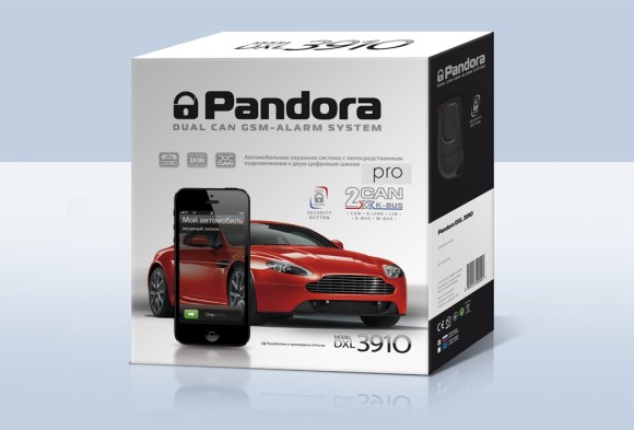 Pandora DXL 3910 Pro автосигнализация