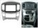 Carav 22-610 | 9" переходная рамка Hyundai H-1, Starex 1996-2007, i800 2015+ (черно-серебристая)