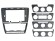 Incar RSC-FC809 | 10.1" переходная рамка Skoda Octavia 2008-2013 (A5) (климат/кондиционер) (тип2, 4 вставки)