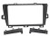 Incar RTY-FC552 | 9" переходная рамка TOYOTA Prius-3 2009-2015 (левый пуль)