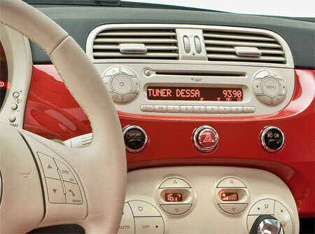 Incar RFI-FC836 | 9" переходная рамка FIAT (500) 2007-2015