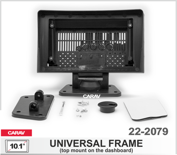 Carav 22-2079 | 10.1" универсальная рамка крепление на торпеду сверху Ver.3