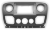 Carav 22-1361 | 10.1" переходная рамка Renault Master 2010+, Opel Movano 2010-2017, Nissan NV400 2010+