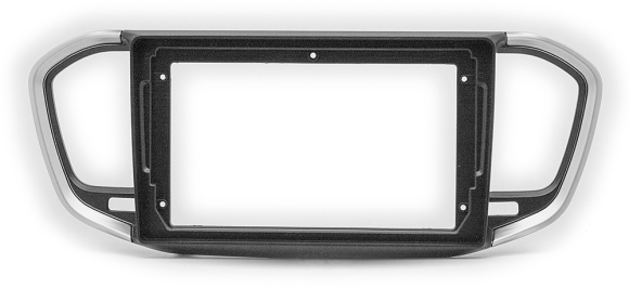 Carav 22-2002 | 9" переходная рамка LADA Vesta (NG) 2022+ (Black&Grey)