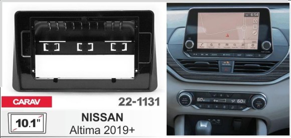 Carav 22-1131 | 10.1" переходная рамка Nissan Altima 2019+