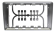 Carav 22-1830 | 9" переходная рамка Volkswagen Passat (B5) 96-05, Bora 98-06, Golf IV 98-03, Lupo 1998-05, Polo 99-09 / SKODA Fabia 99-03, Octavia 96-04, SuperB 02-08, SEAT Arosa 97-04, Ibiza 02-08