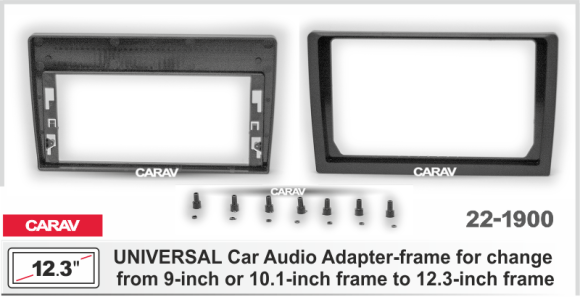 Carav 22-1900 | 12.3" универсальная рамка для перехода с размера 9 или 10.1 дюйма