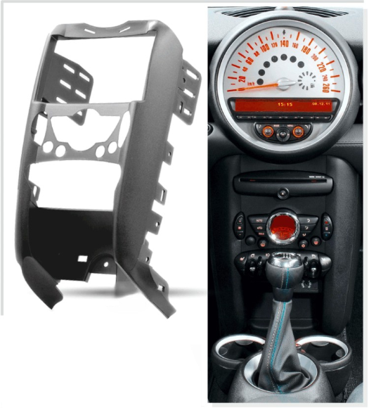 Carav 11-179 | 2/1DIN переходная рамка MINI Hatch II (R56) 06-10, Cabrio II (R57) 08-15, Clubman (R55) 07-10, Coupe (R58) 11-15 Carav 11-179 | 2/1DIN переходная рамка MINI Hatch II (R56) 06-10, Cabrio II (R57) 08-15, Clubman (R55) 07-10, Coupe (R58) 11-15