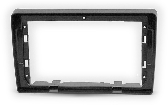 Carav 22-1548 | 9" переходная рамка Volkswagen Polo 2005-2009 (черная)