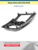 Carav 22-1436 | 9" переходная рамка Nissan Almera (G15) 2012-2018 (левый руль)