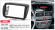 Carav 11-376 | 2DIN переходная рамка OPEL Combo Tour (D) 2011-2017 / FIAT Doblo (263) 2010-2015