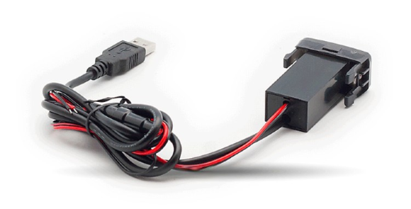 USB разъем в штатную заглушку TOYOTA (2 порта: аудио + зарядное устройство) (Carav 17-103) USB разъем в штатную заглушку TOYOTA (2 порта: аудио + зарядное устройство) (Carav 17-103)