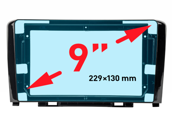 Incar RGW-FC283 | 9" переходная рамка Great Wall Hover H6 2011-2017, Haval H6 2014+ Incar RGW-FC283 | 9" переходная рамка Great Wall Hover H6 2011-2017, Haval H6 2014+