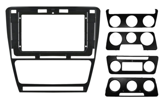 Carav 22-1217 | 10.1" переходная рамка Skoda Octavia (1Z) 2004-2013