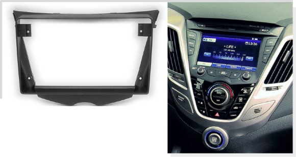 Carav 22-319 | 9" переходная рамка Hyundai Veloster 2011-2018 Carav 22-319 | 9" переходная рамка Hyundai Veloster 2011-2018