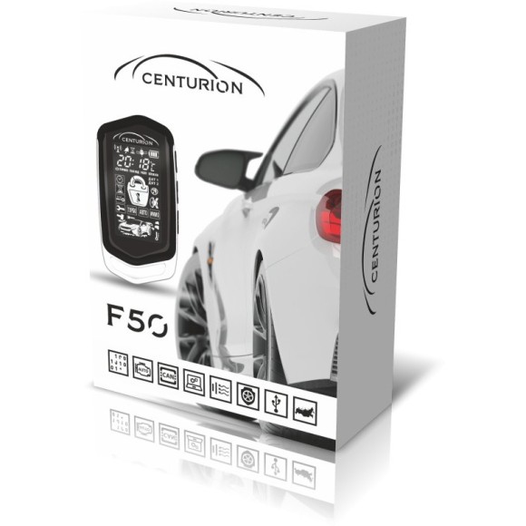 Centurion F50 автосигнализация автозапуском