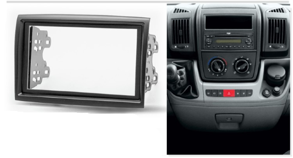 Carav 11-354 | 2DIN переходная рамка Peugeot Boxer, Fiat Ducato, Citroen Jumper 2006-2014 Carav 11-354 | 2DIN переходная рамка Peugeot Boxer, Fiat Ducato, Citroen Jumper 2006-2014