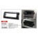 Carav 11-054 | 1DIN переходная рамка Dodge Charger 2005-2010, Ram 2006-2008, Dakota 2004-2007, Durango 2003-2006, Jeep Grand Cherokee 2004-2010, Commander 2005-2010, Compass 2006-2010