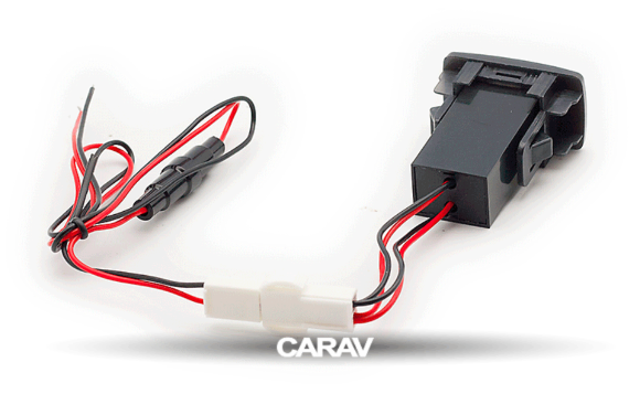 USB разъем в штатную заглушку HONDA (1 порт: цифровой вольтметр) (Carav 17-305) USB разъем в штатную заглушку HONDA (1 порт: цифровой вольтметр) (Carav 17-305)