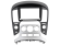 Incar RHY-FC1065 | 9" переходная рамка для HYUNDAI H1 Starex 2007-2015 (Manual AC) (тип3 Консоль)
