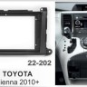 Carav 22-202 | 9&quot; переходная рамка Toyota Sienna 2010-2014