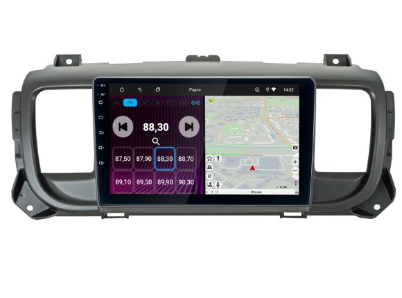 Штатная магнитола Incar TSA-2303 для Peugeot Expert,Traveller, Opel Vivaro 17+ базовая комплектация (Android 10) 9"