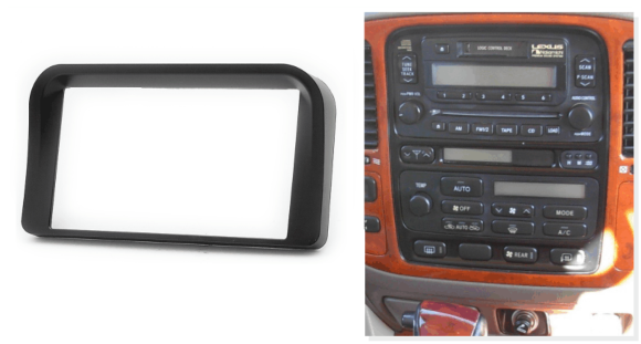 Incar RTY-N13 | 2DIN переходная рамка Toyota Land Cruiser 100, Lexus LX470 1998-2002 Incar RTY-N13 | 2DIN переходная рамка Toyota Land Cruiser 100, Lexus LX470 1998-2002