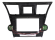 Carav 22-1819 | 10.1" переходная рамка Toyota Highlander 2008-2013, Kluger 2008-2014 (Ver.2)