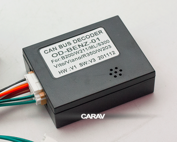 Carav 16-207 | разъем 16-pin Mercedes-Benz E-klasse (W211) 2002-2009 (Питание + Динамики + Руль + Камера + Усилитель + CANBUS)