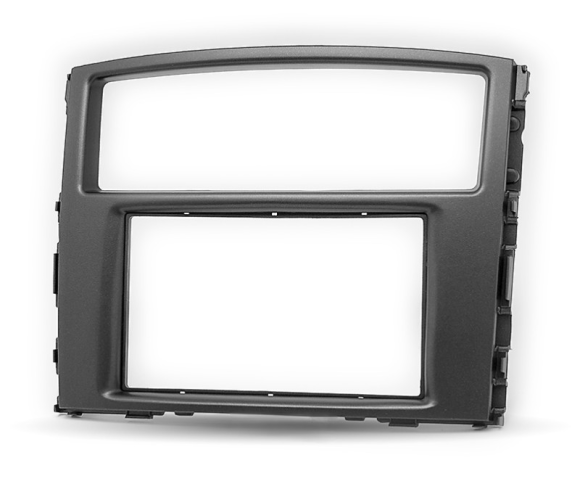 Carav 08-005 | 2DIN переходная рамка Mitsubishi Pajero 4 2006-2014, Montero 2006+