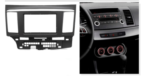 Carav 08-006 | 2DIN переходная рамка Mitsubishi Lancer Х 2007-2017