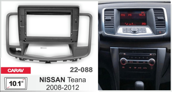 Carav 22-088 | 10.1" переходная рамка Nissan Teana II 2008-2014