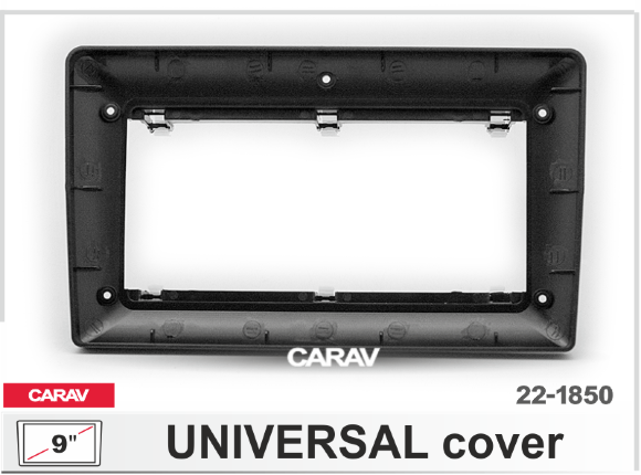Carav 22-1850 | 9" переходная рамка универсальная вставка на клипсах Carav 22-1850 | 9" переходная рамка универсальная вставка на клипсах