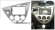 Carav 11-549 | 2DIN переходная рамка Ford Focus 1998-2005 (левый руль)
