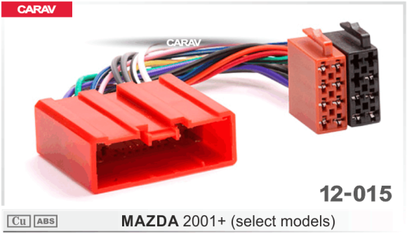Carav 12-015 | ISO-переходник MAZDA 2001+ (выборочн. модели)