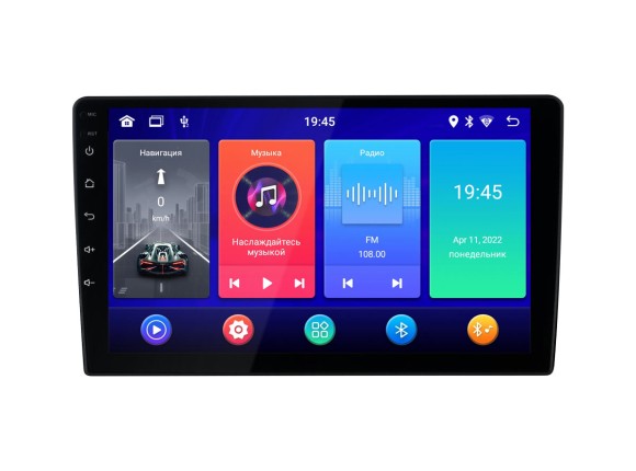 Incar ANB-7709 | 9" магнитола универсальная ( Android 10, 2+32Гб, Wi-Fi, BT, QLED, 2.5D, 1280x720)